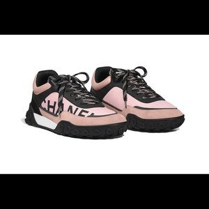 Chanel Nylon/calfskin sneakers